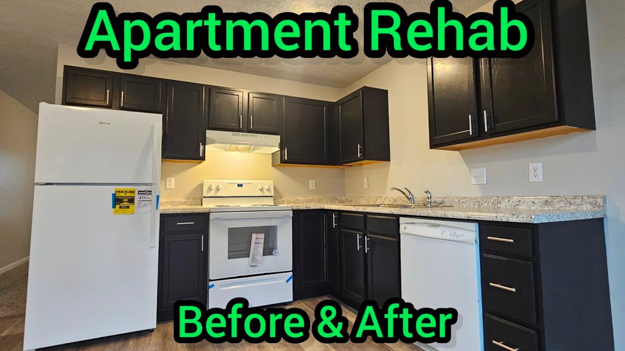Apartment Rehab - Before & After #realestateinvesting #realestateinvestingforbeginners