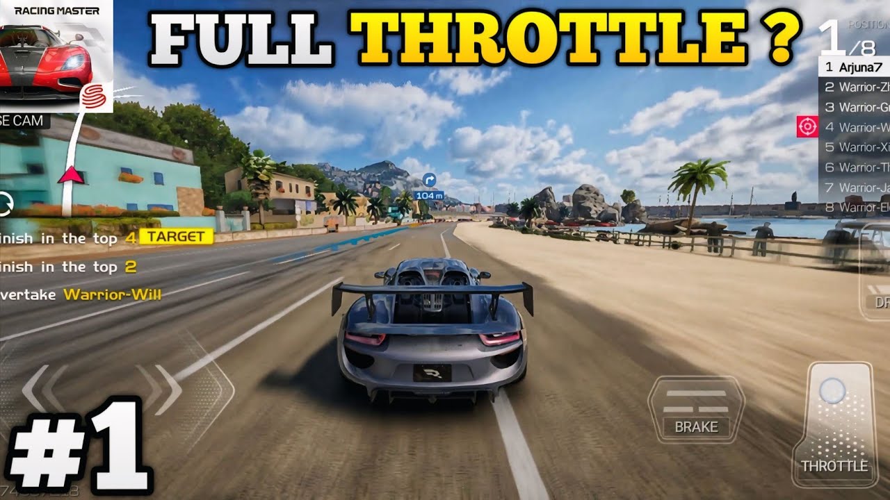 RACING MASTER GAMEPLAY IN MOBILE 🔥 ULTRA HD GRAPHICS | BEST RACING GAME 2026? #forzahorizon5 