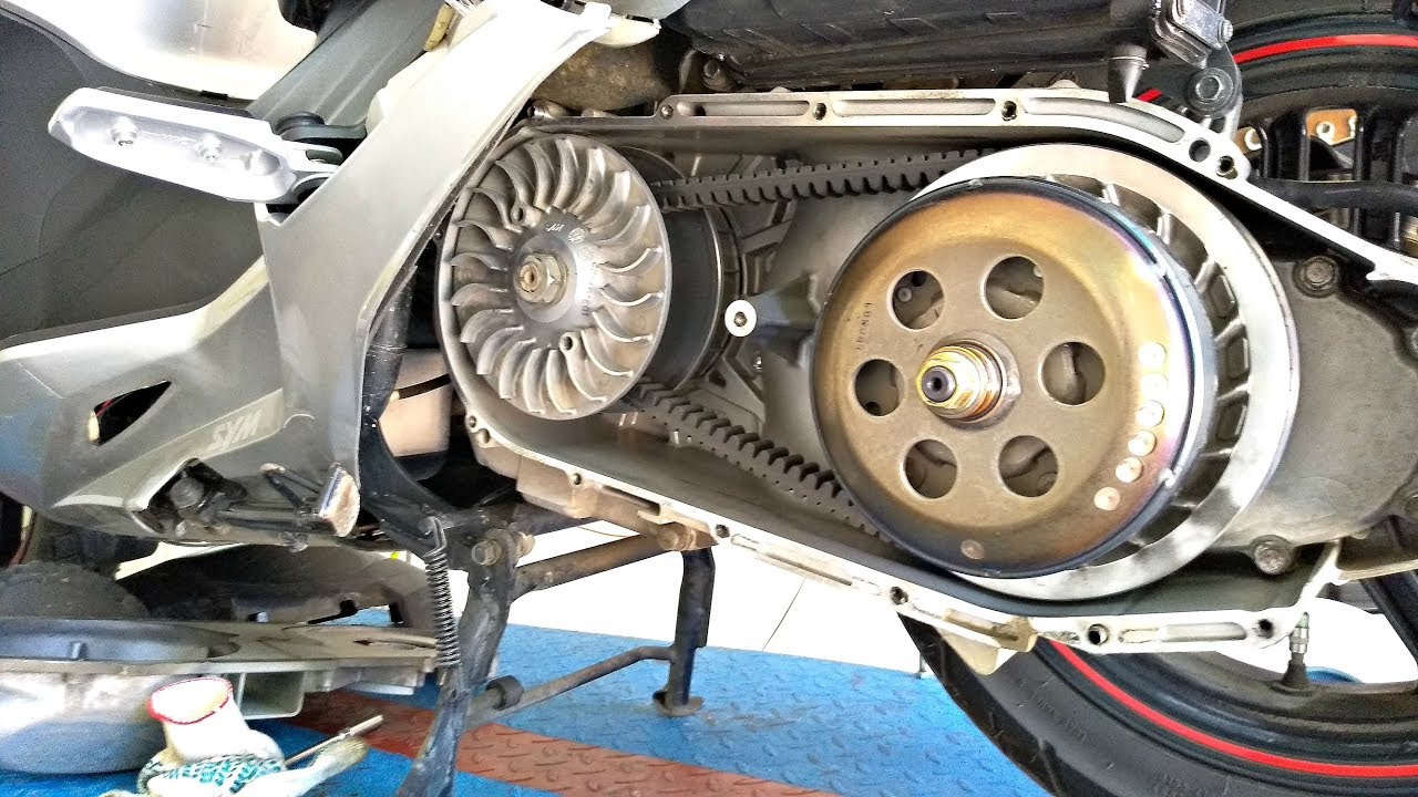 Maxsym 600i Профилактика вариатора