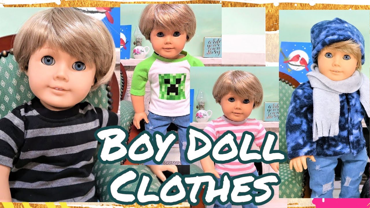 Custom American Girl BOY Doll and BOY Doll Clothing Haul