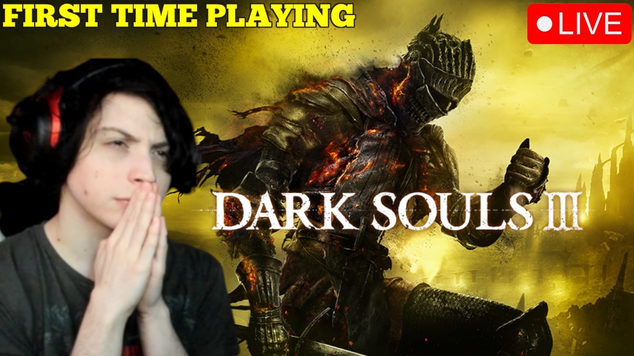 🔴FIRST TIME BEATING DARK SOULS 3🔴DEATH COUNTER🔴NO CRASHING OUT🔴