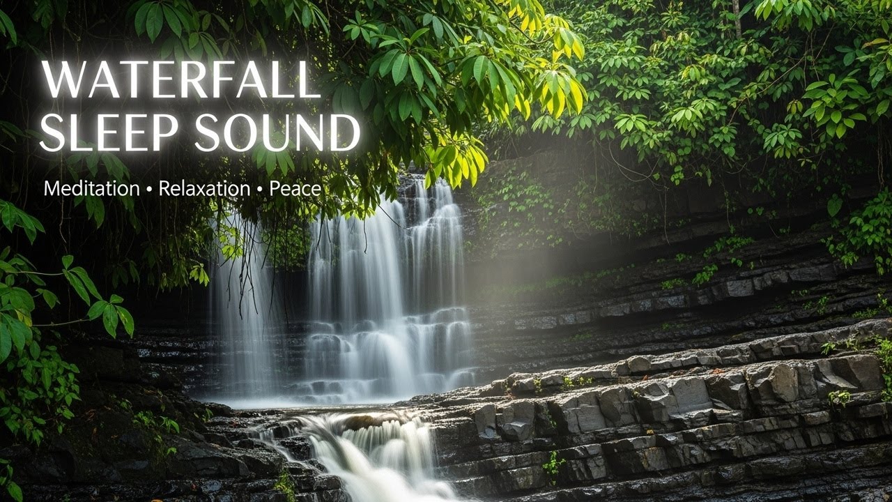 Tranquil Forest Ambience with Flowing Water Sounds for Sleep Study Meditation and Inner Peace