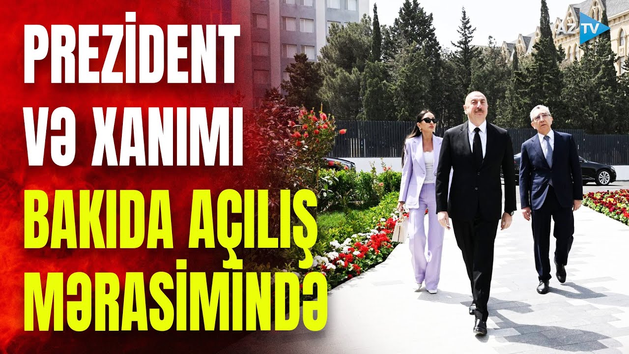 Prezident və xanımı Botanika İnstitutunun yeni binasının açılışında – GÖRÜNTÜLƏR