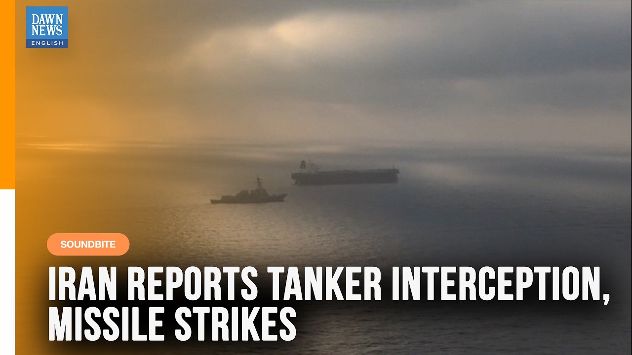 Iran Reports Tanker Interception, Missile Strikes After Alleged US Drone Attacks | Dawn News English