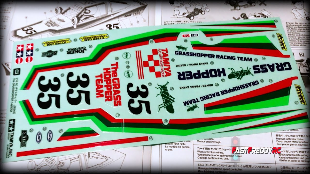 Tamiya Grasshopper — Серия для начинающих — Часть 10 (Последние шаги!) — Покраска драйверов/кузов...