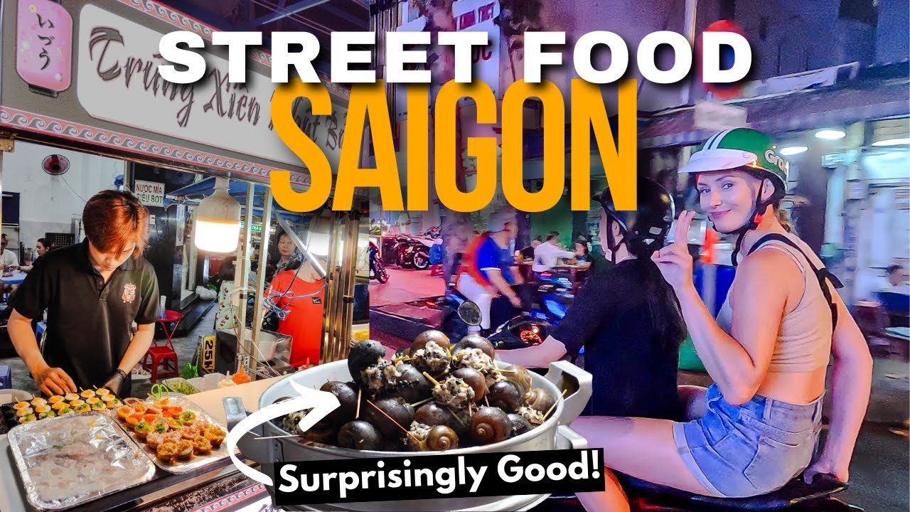 Arriving in Saigon 🇻🇳 Fun Street food Tour by Motorbike & Our First Day in Ho Chi Minh City!