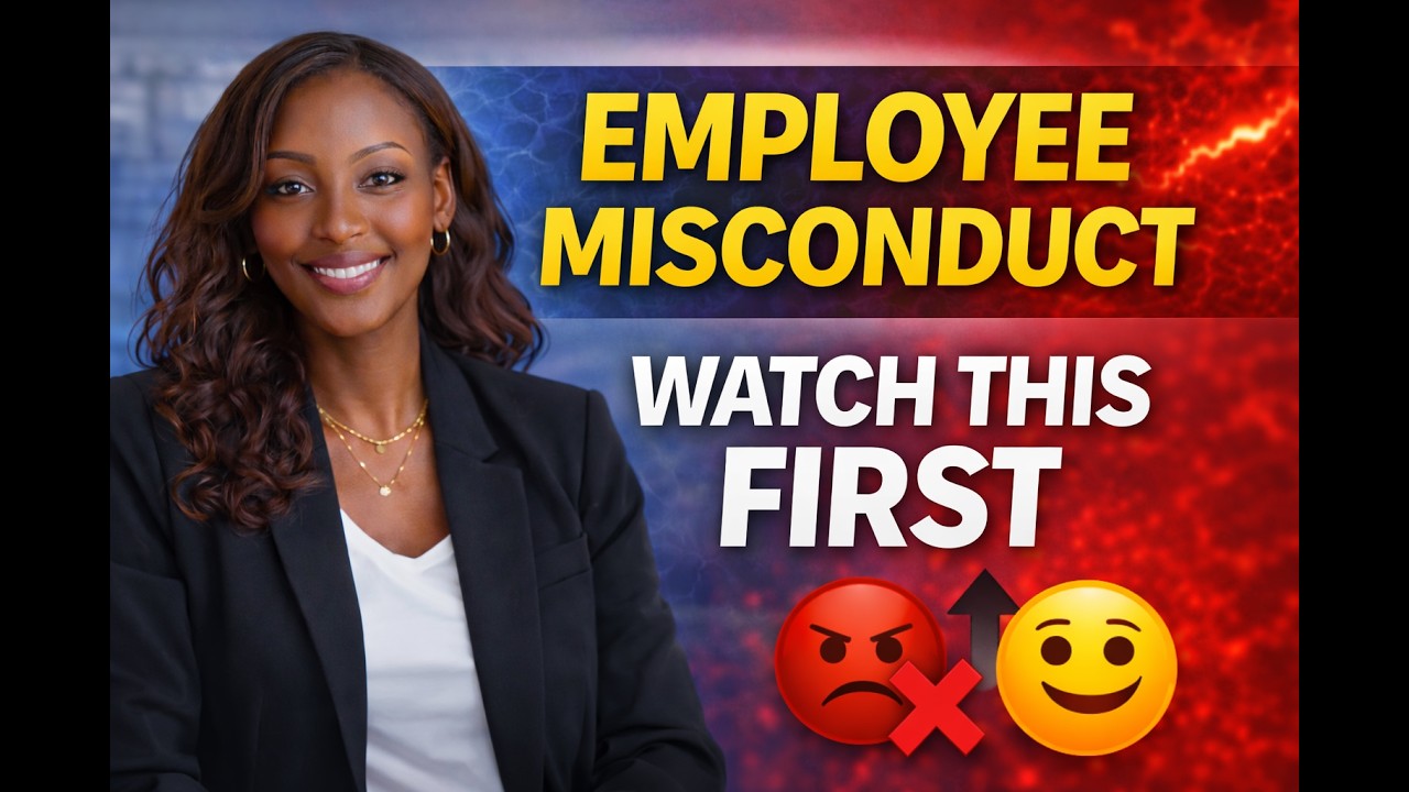 Employee Misconduct? Watch This Before You Fire Staff