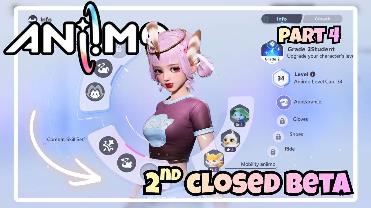 ✨LEVELING MY RV AND STUDENT GRADE 3!✨ANIIMO 2ND CLOSED BETA GAMEPLAY
