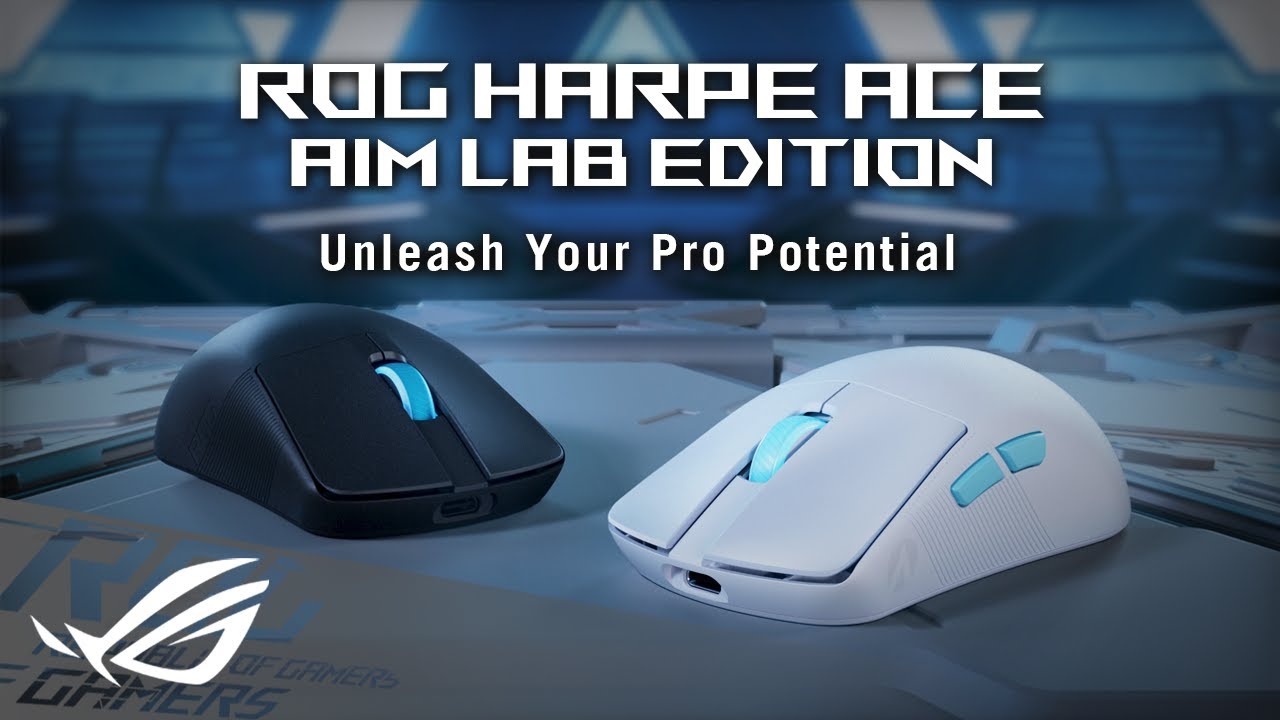 Introducing the ROG Harpe Ace Aim Lab Edition &ndash; Moonlight White | ROG