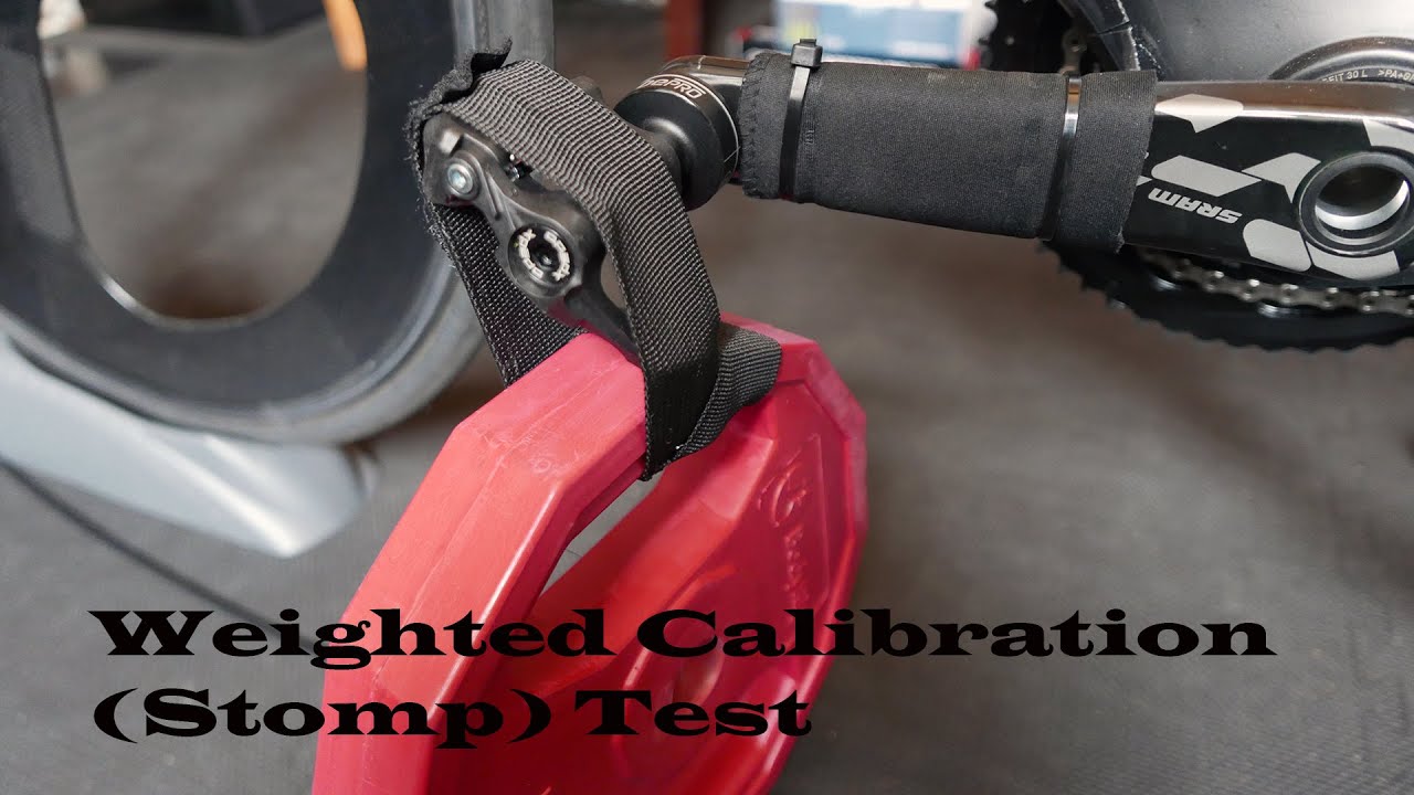 Bike Powermeter weighted calibration test (stomp test) Step-by-Step using powertap hub