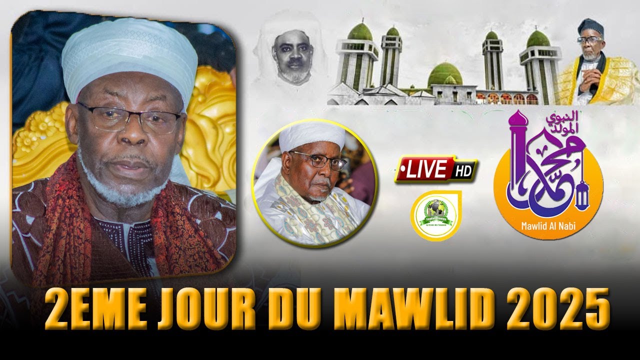 DIRECT MEDINA BAYE : 2EME JOUR MAWLUD AVEC CHEIKH MACKY IBRAHIMA NIASS •‪@Faydatidianiya