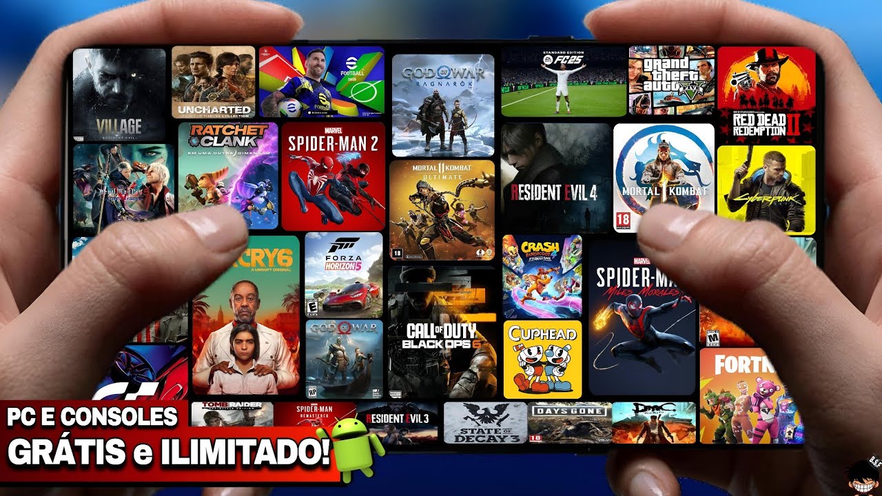 INACREDITÁVEL SAIU COMO JOGAR GAMES DE PC, PS4, PS5, XBOX NO APP DE JOGOS  no CELULAR ANDROID 2024