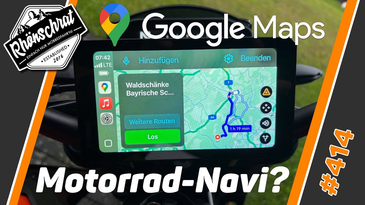 Google Maps auf dem Motorrad: Warum es (k)eine Navi-App ist | №414
