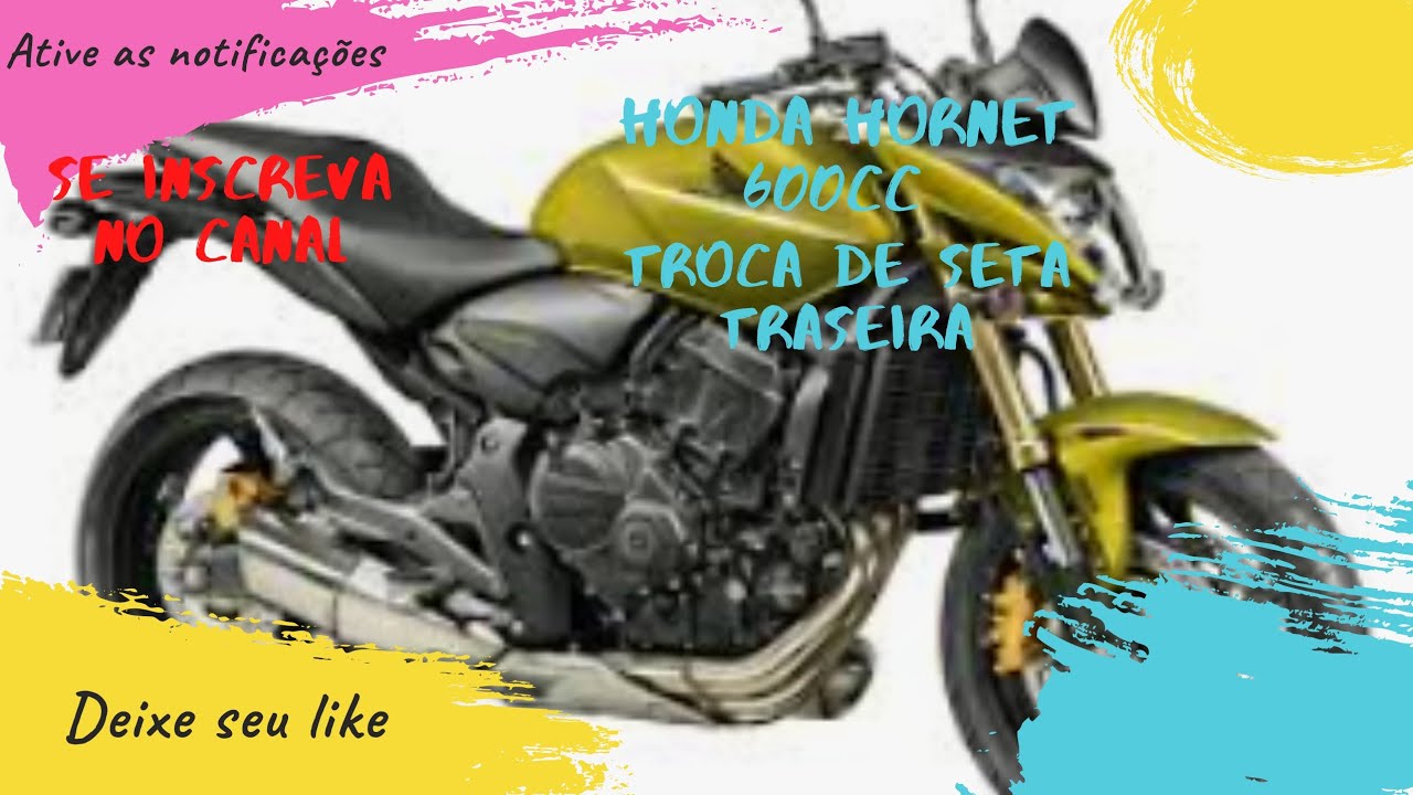 Troca de Seta Traseira da Hornet 600F