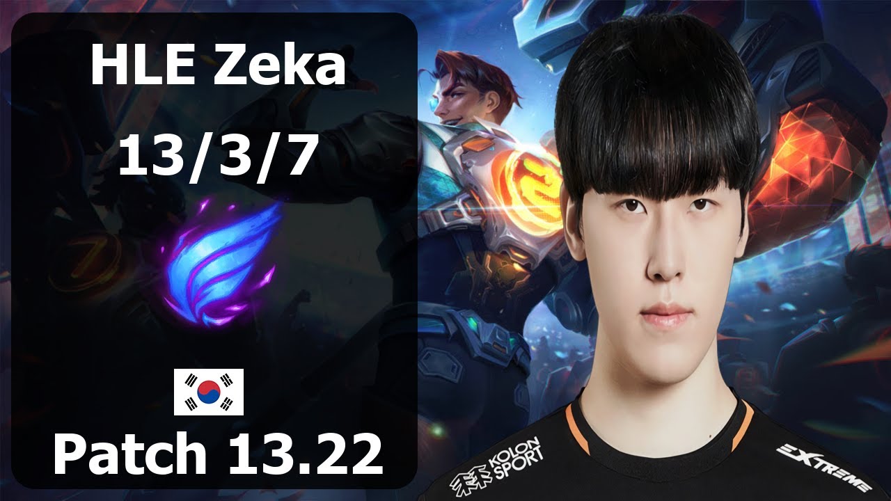 HLE Zeka Jayce vs Rumble| Patch 13.22 KR Challenger