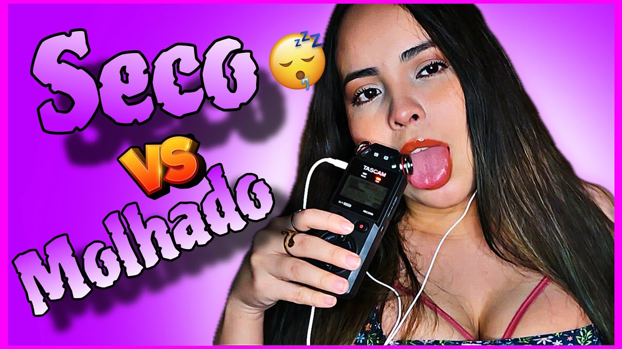 SECO VS MOLHADO Banho de gato/beijinhos/tesoura invisível/ ASMR 😴💋🐈✂️