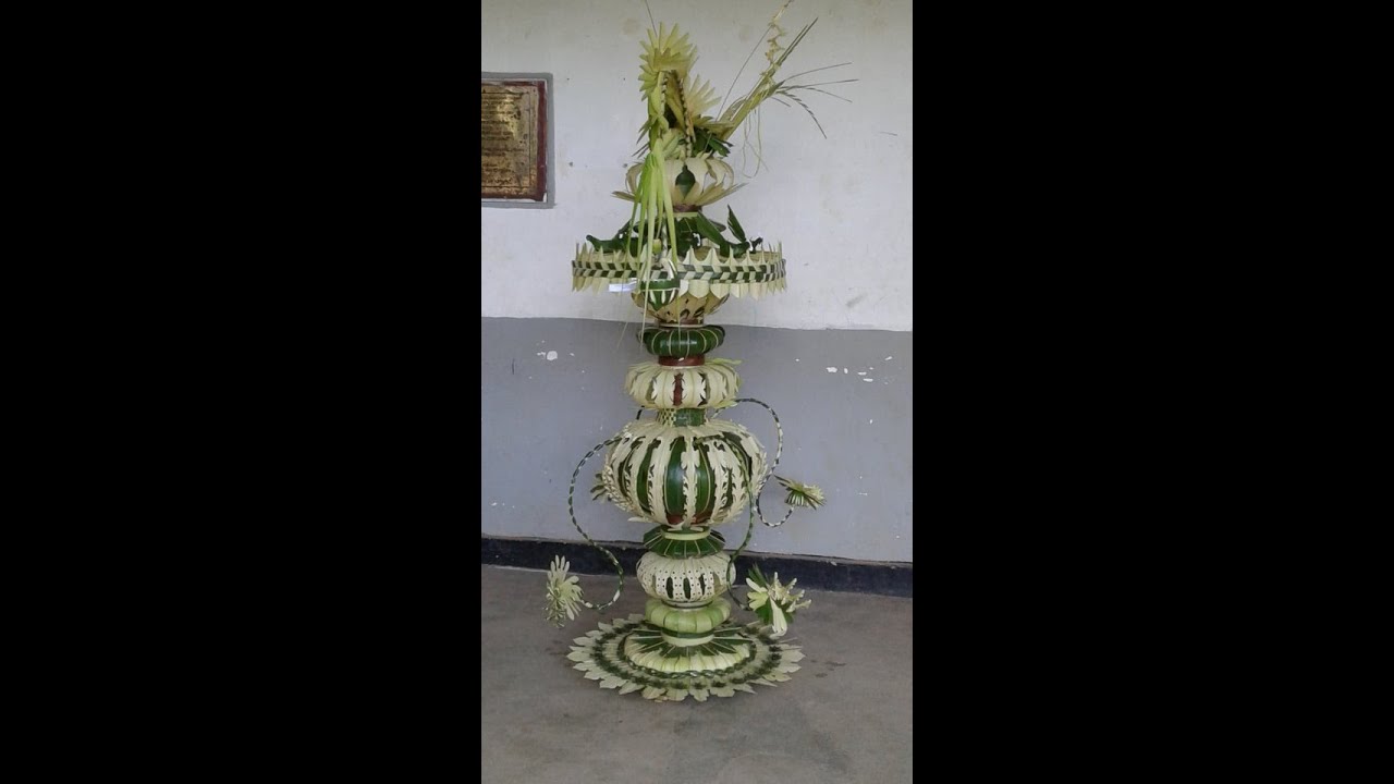 ගොක්කොල පහන | Coconut Leaves Lamp