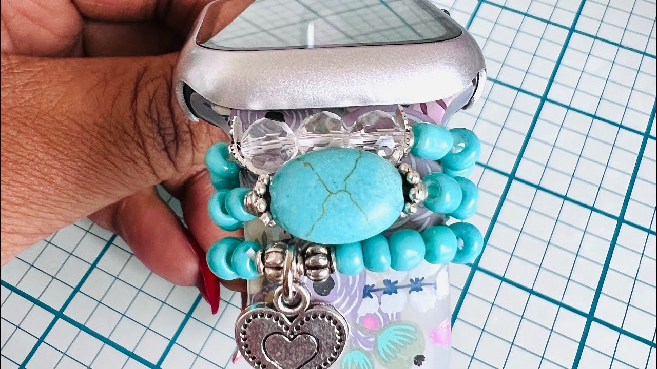 Super easy Beaded Apple Watch band candy Tutorial! Come take a peek ❤️❤️
