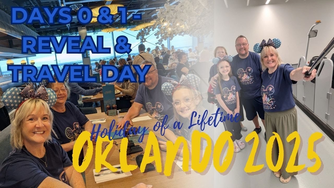 Florida June & July 2025 - Day 0 & 1 - Reveal, Travel Day Aer Lingus, Sheraton Vistana, Walmart, CVS