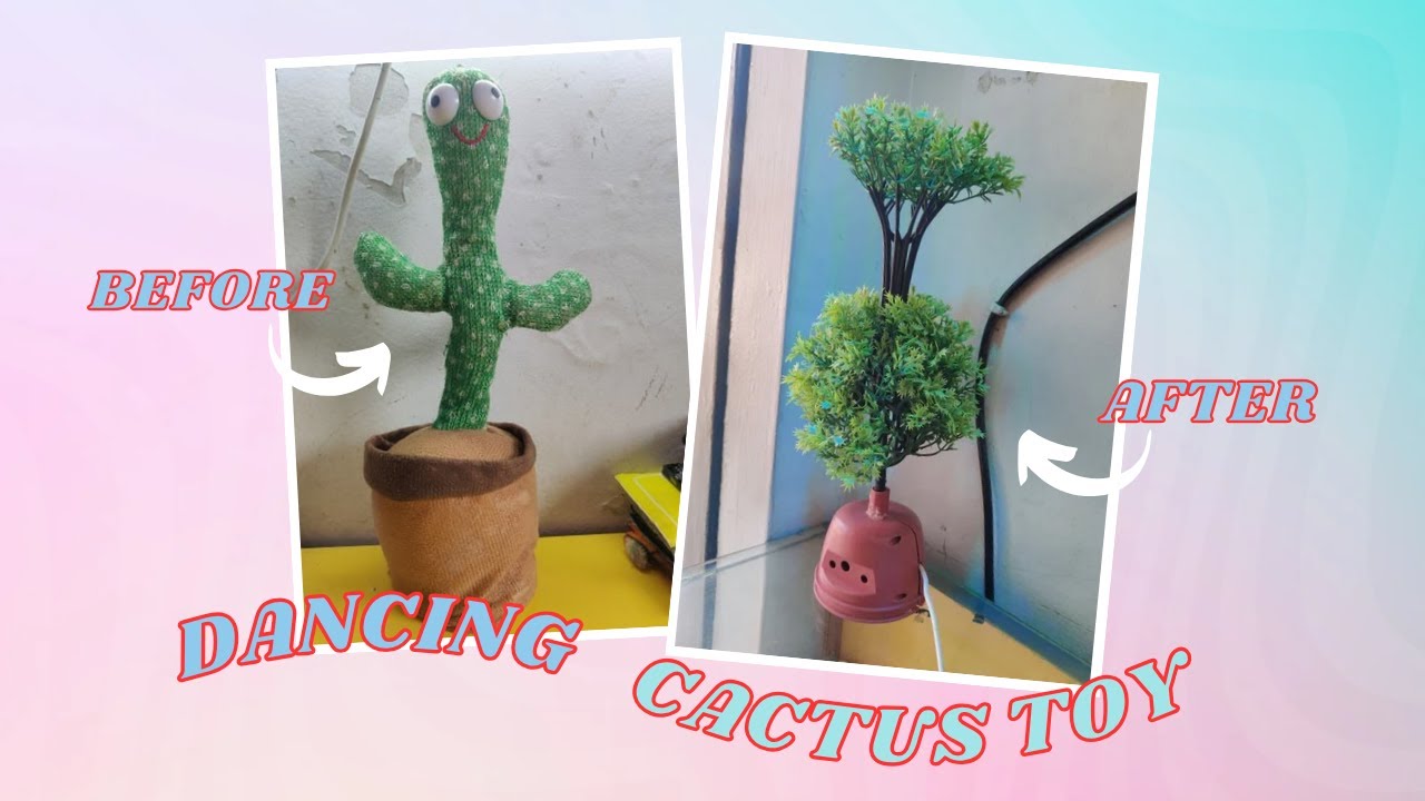 Dancing cactus toy to Rotating Tree Making