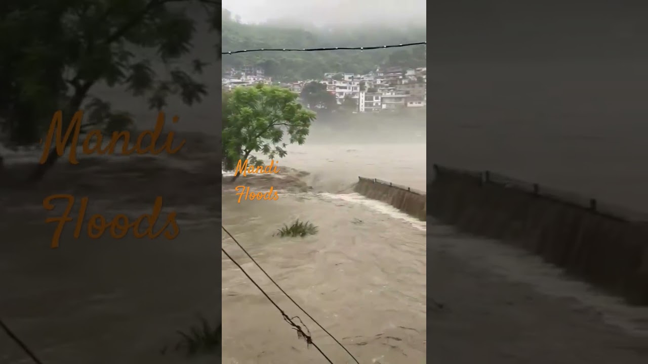 mandi disaster #floods #himachal #mandi #manali #heavyrain
