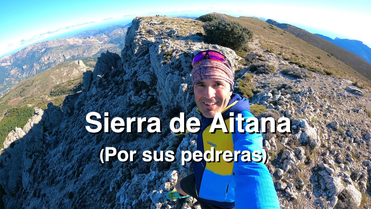 Montes desde Benidorm: Aitana (1558m) por sus “pedreras”.