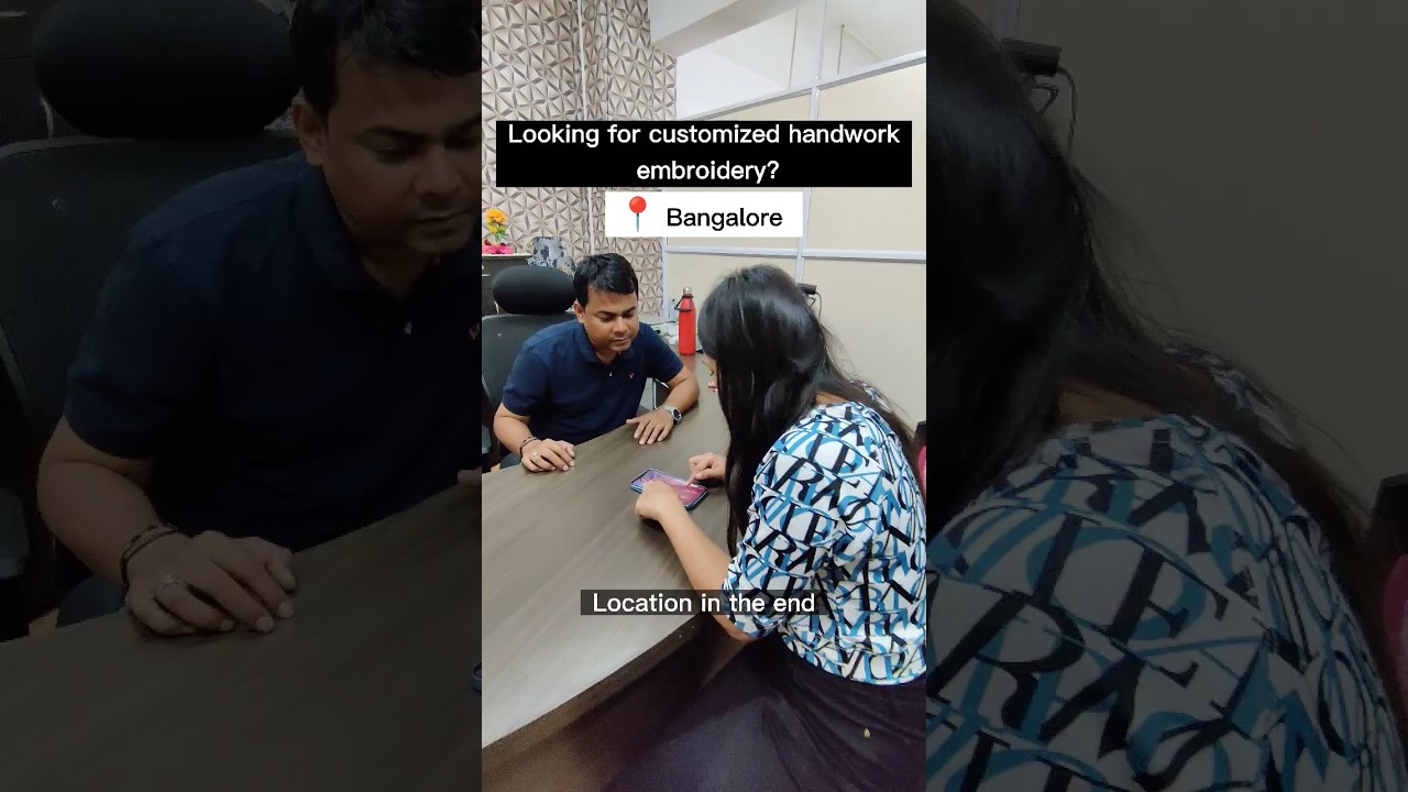 Customised Handwork Embroidery Bangalore | Commercial Street