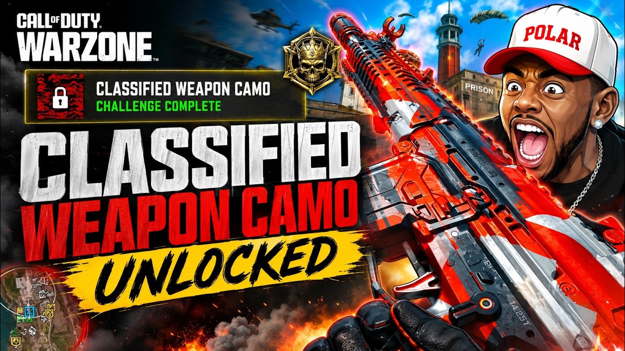 UNLOCKING Warzone&rsquo;s SECRET Classified Weapon Camo 🔥