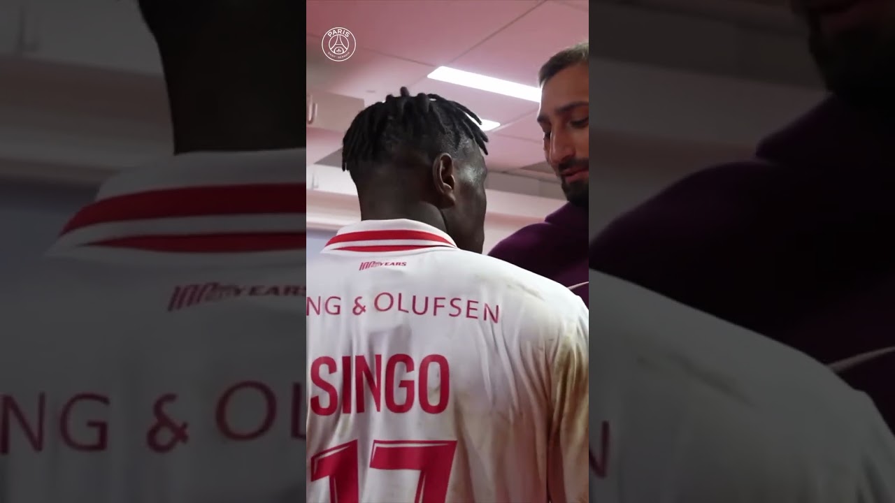 👀🤝 Gianluigi Donnarumma et Wilfried Singo se sont retrouv&eacute;s apr&egrave;s le match Monaco - PSG !