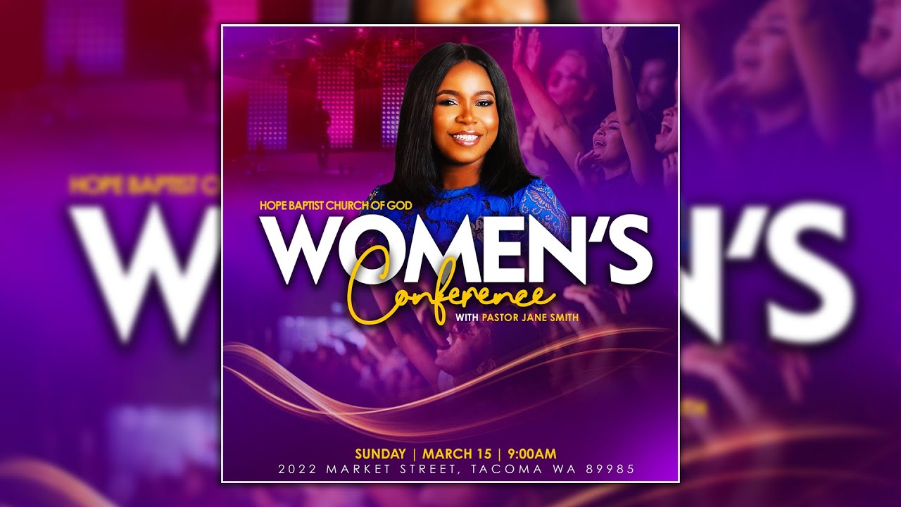 Church Flyer Design in Photoshop 2022 | Flyer Design Photoshop