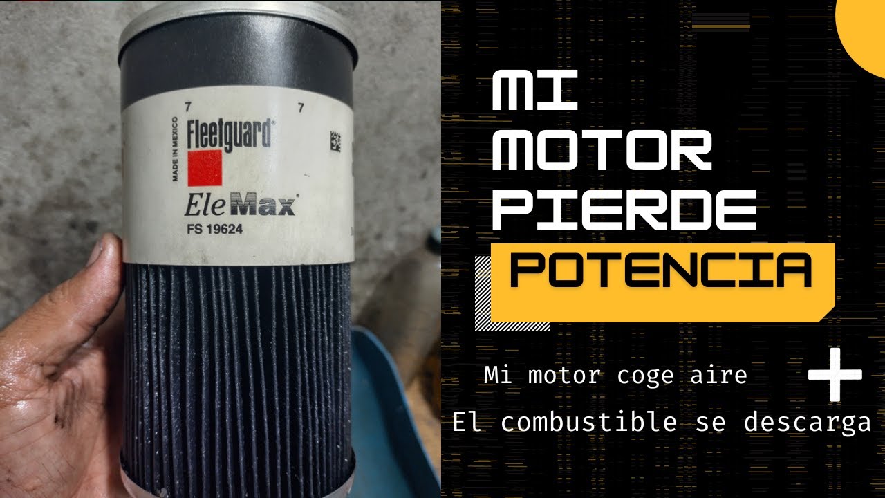 Mi camion pierde potencia, mi motor coge aire, el combustible se descarga #diesel #cummins