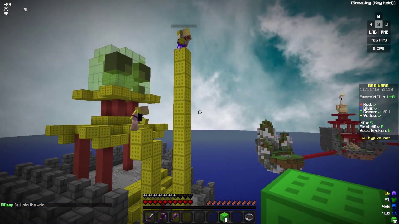 Center Rush - Hypixel Bedwars