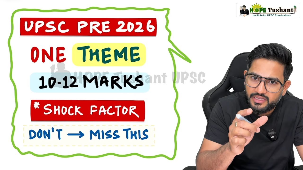 Very Shocking *THEME for UPSC-PRE 2026 with 