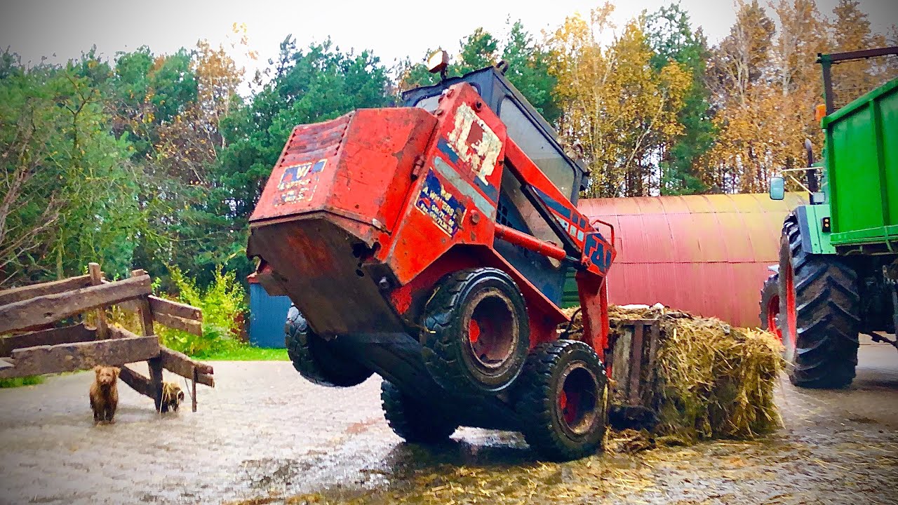 ☆ PROBLEMY ☆ Ładowarka w Akcji ☆ Wywalanie Obornika z Obory ☆ Mini Ładowarka Fai ☆ Fendt 312 LSA ☆