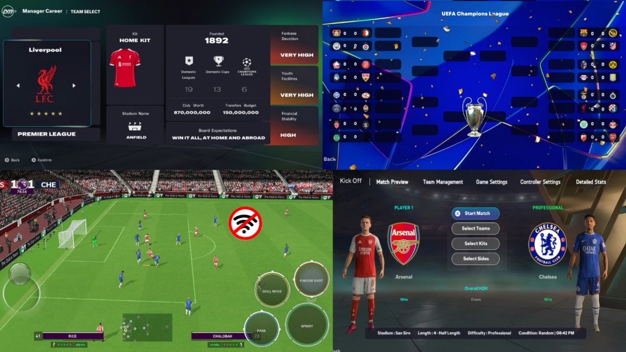 FIFA 16 MOBILE MOD EA FC 26 ANDROID OFFLINE CAREER MODE NEW FACES FORMS TRANSFERS 26/27 PS5 GRAPHICS