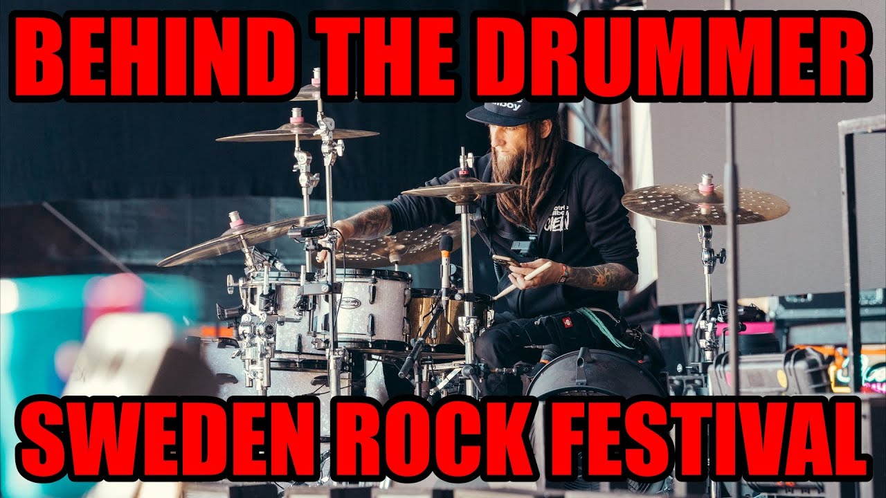 Behind the Drummer | Drumtech POV | Sweden Rock Festival | Electric Callboy Europe Festivals 2024