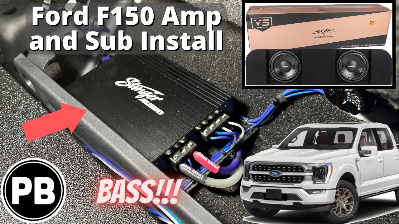 2021 - 2025+ Ford F150 Amp and Sub Install (to Factory Radio non-B&O)