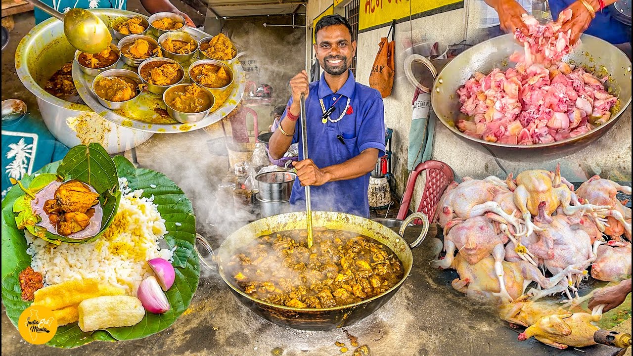 Unlimited Jharkhandi Murga Bhaat Making Rs. 60/- Only l Ranchi Street Food
