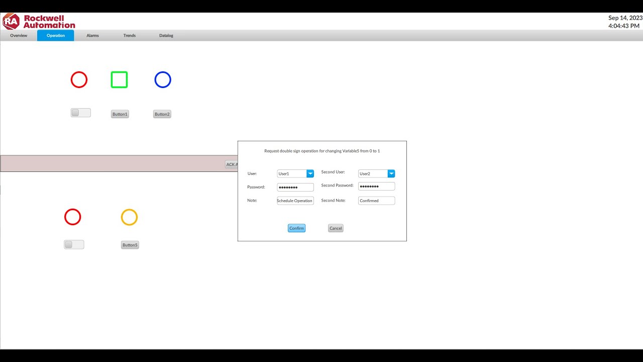 FactoryTalk Optix Studio || Part 11 || Configure Audit Signing (E-Signature)