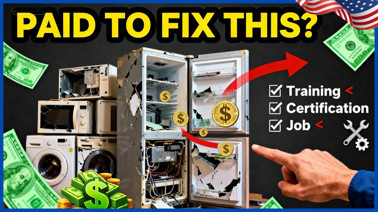 How to Become an Appliance Repair Technician 2026 | Training, Pay, Certification & Jobs (Full Guide)