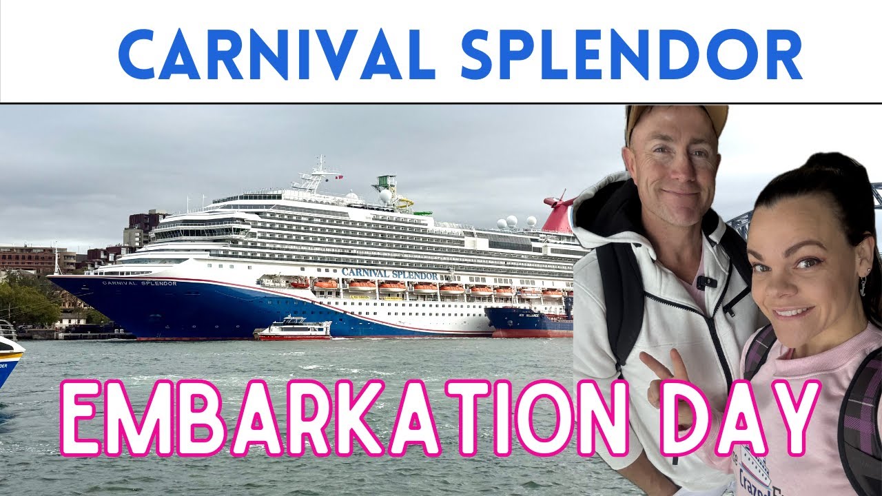 День посадки на Carnival Splendor | Круизные приключения без детей начинаются! 🚢✨