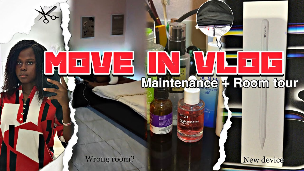 BACK TO UNI MOVE-IN VLOG: Maintenance + New space + New device + Room tour✨