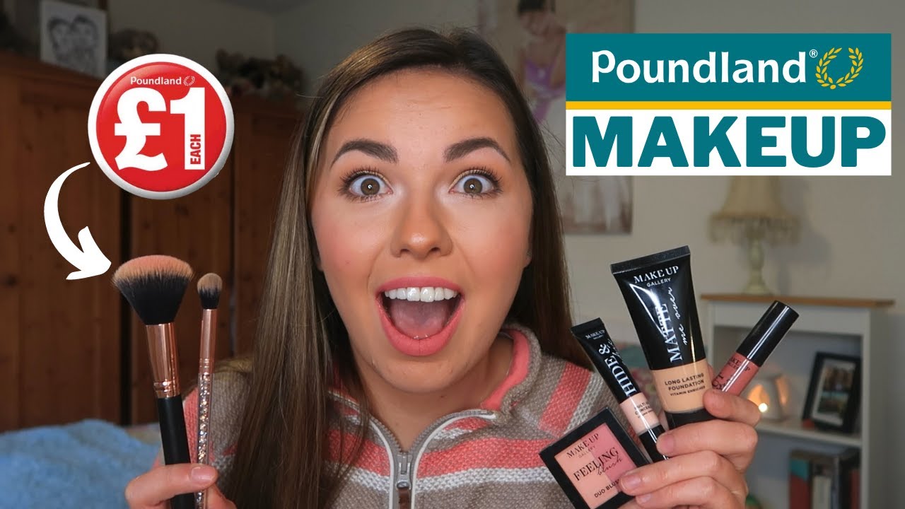 TESTING POUNDLAND MAKEUP REVIEW 2021 || First Impressions & Honest Review || Affordable Makeup