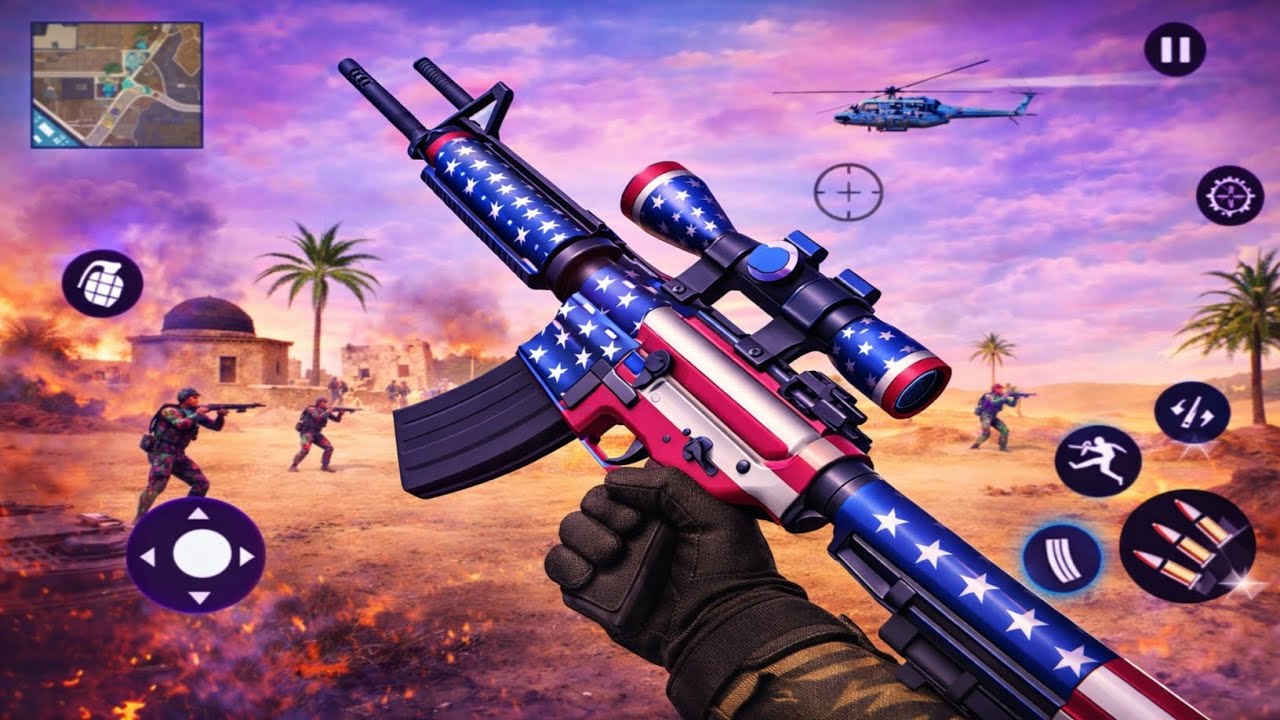 FPS Commando Shooting Game 🔥 Real War Gameplay Android 