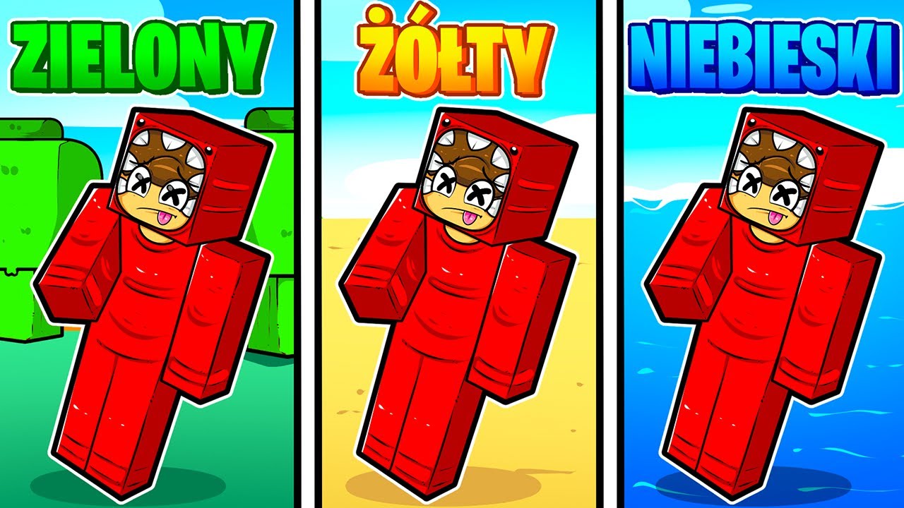 MINECRAFT ale NIE MOGĘ DOTKNĄĆ ŻADNEGO KOLORU!