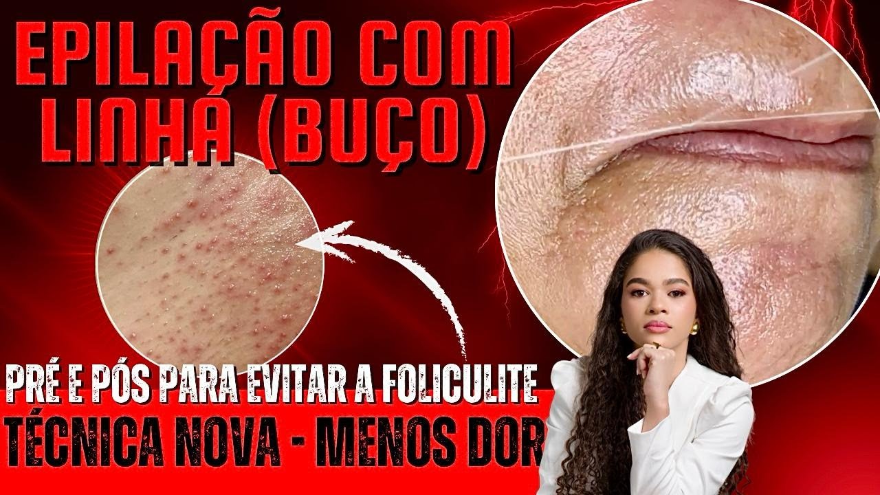 Como Fazer Epilação Egípcia no Buço | Técnica com Linha Passo a Passo