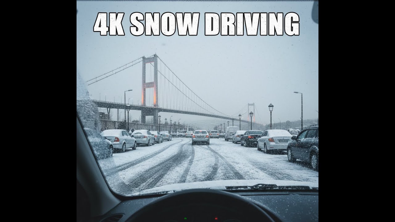 4K Istanbul | Snow Drive 3