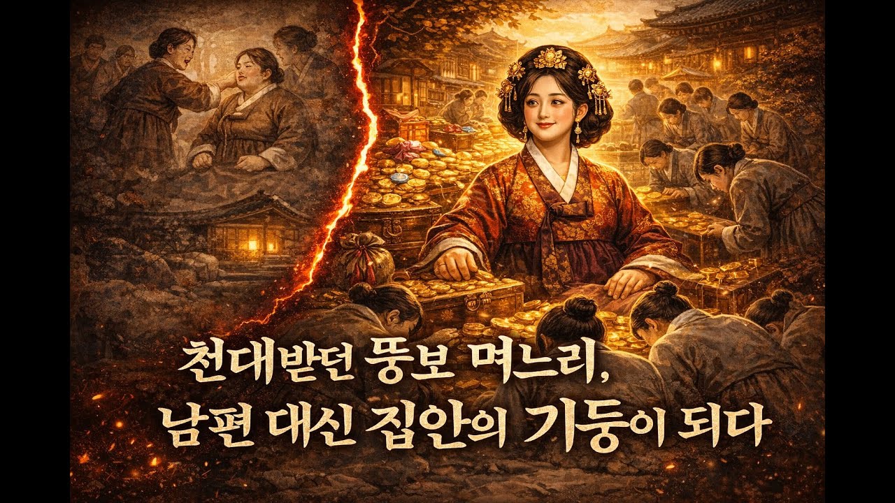 [경산야담 7] 천대받던 뚱보 며느리, 남편 대신 집안의 기둥이 되다 | 야담·설화·전설·민담·옛날이야기·오디오북