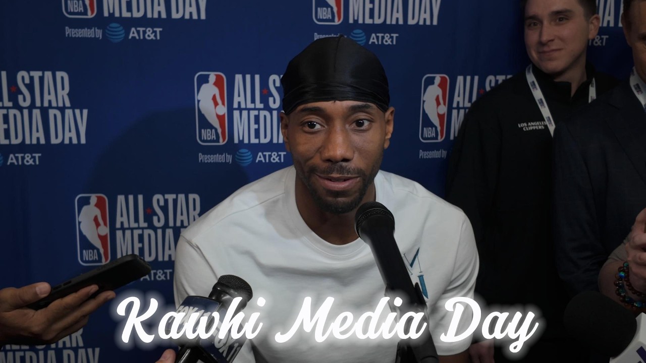 Kawhi Leonard Talks About CP3 Retiring, Overcoming Injuries & All-Star Format at Media Day