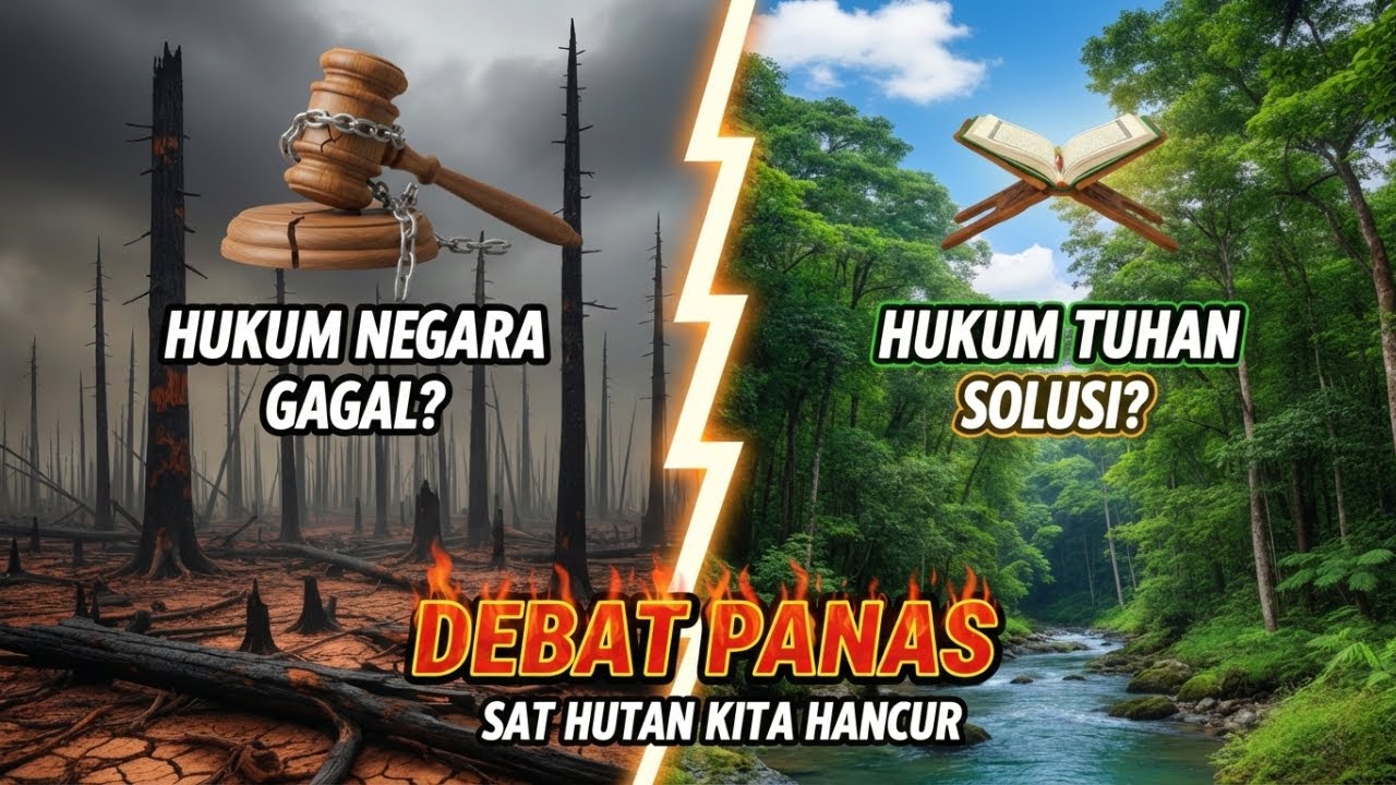 Debat Panas Hukum Negara Lawan Hukum Tuhan Saat Hutan Kita Hancur